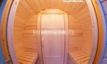Баня бочка 3 метра + 50см козырек №330 фото 4 Баня бочка 3 метра + 50см козырек №330 фото 4