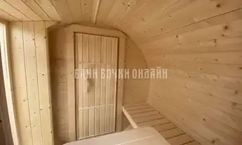 баня бочка люкс вход с боку № 311 фото 2