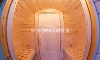 БАНЯ БОЧКА "СТАНДАРТ С КОЗЫРЬКОМ" #295 фото 1 БАНЯ БОЧКА "СТАНДАРТ С КОЗЫРЬКОМ" #295 фото 1