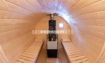 БАНЯ БОЧКА  ЛЮКС  С КОЗЫРЬКОМ №305 фото 3