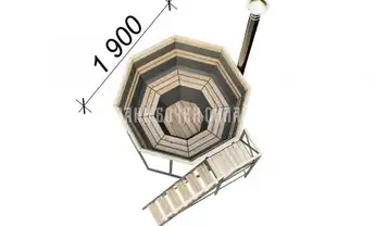 Чан восьмигранный 1900мм Х 1100мм   № 351 фото 3