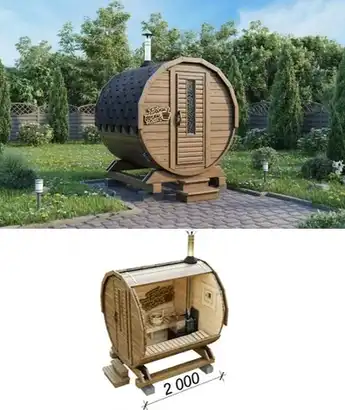 Баня бочка Мини