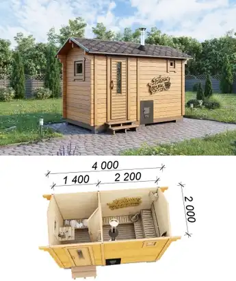 Баня в классическом стиле 4