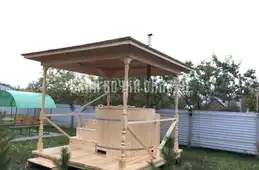 Купель + беседка  фото 4