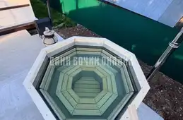 Чан восьмиугольный - 1900мм х 1100мм   № 351 фото 1